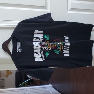 Men's Deadbeat Customs motorcycle black tee